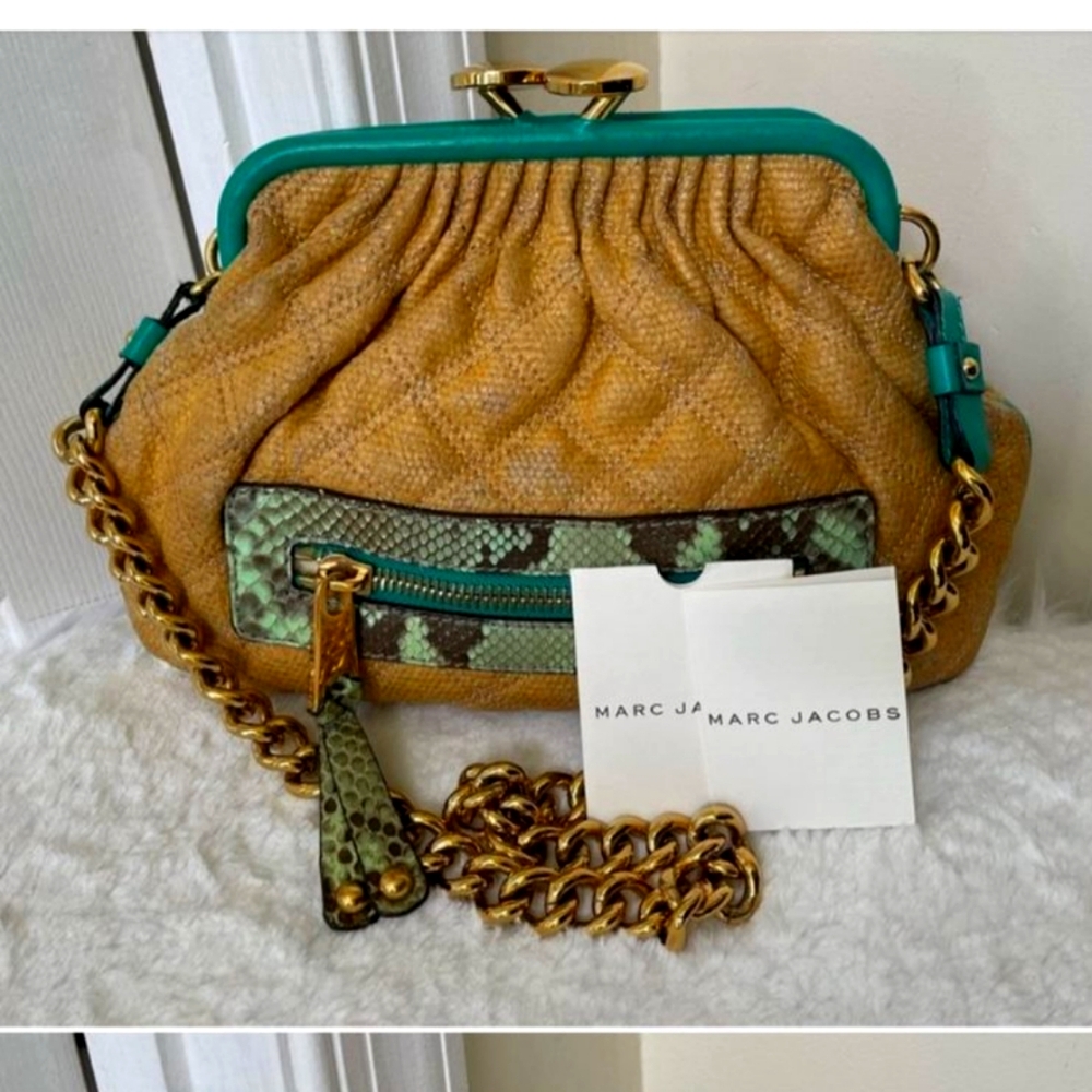 Limited Edition Marc Jacobs Python Stam Bag - image 1